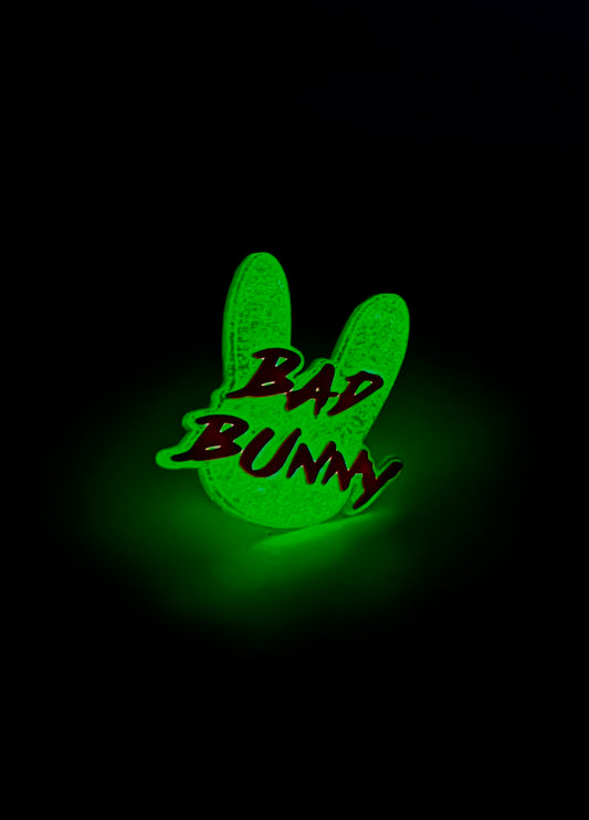 Bad Bunny Logo (Glow in the dark)